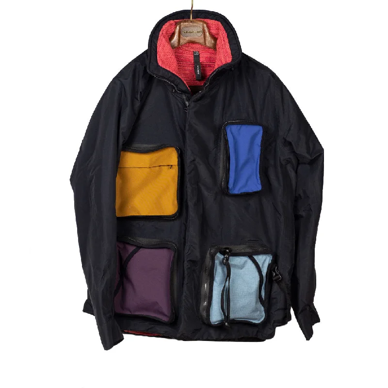 Fashionable Track Jacket-Gore-Tex field jacket with knitted full lining