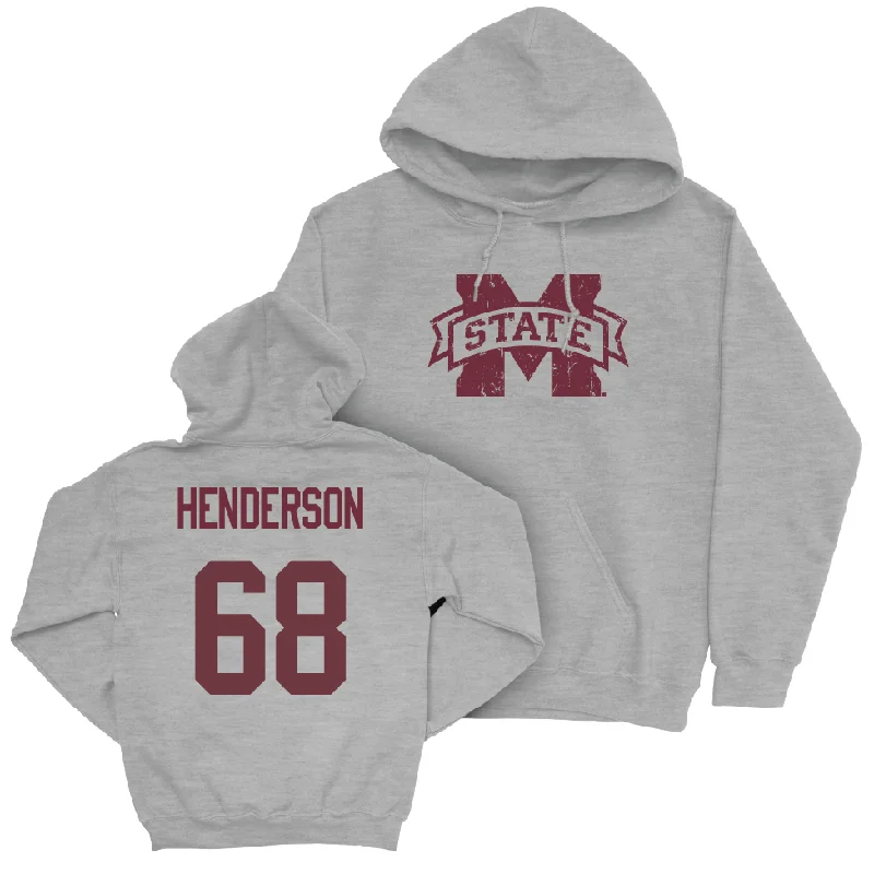 Eco-conscious Hoodie-Sport Grey Football Classic Hoodie   - Bailey Henderson