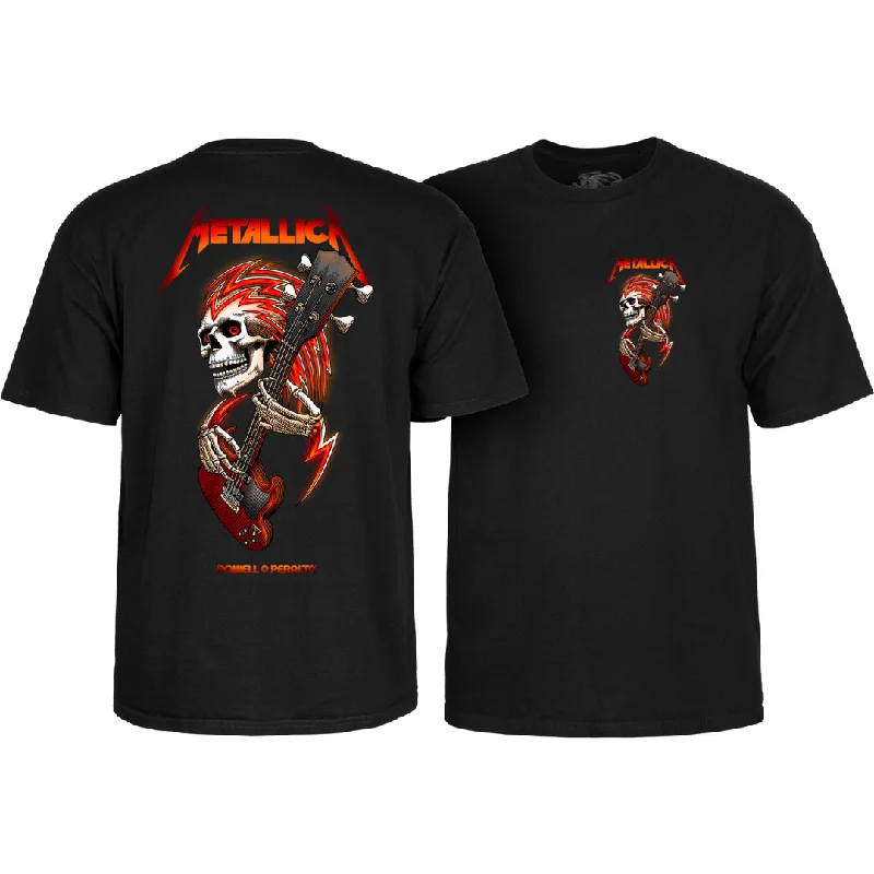 Pastel Color T-shirt-Powell Peralta x Metallica Collab T-Shirt - Black