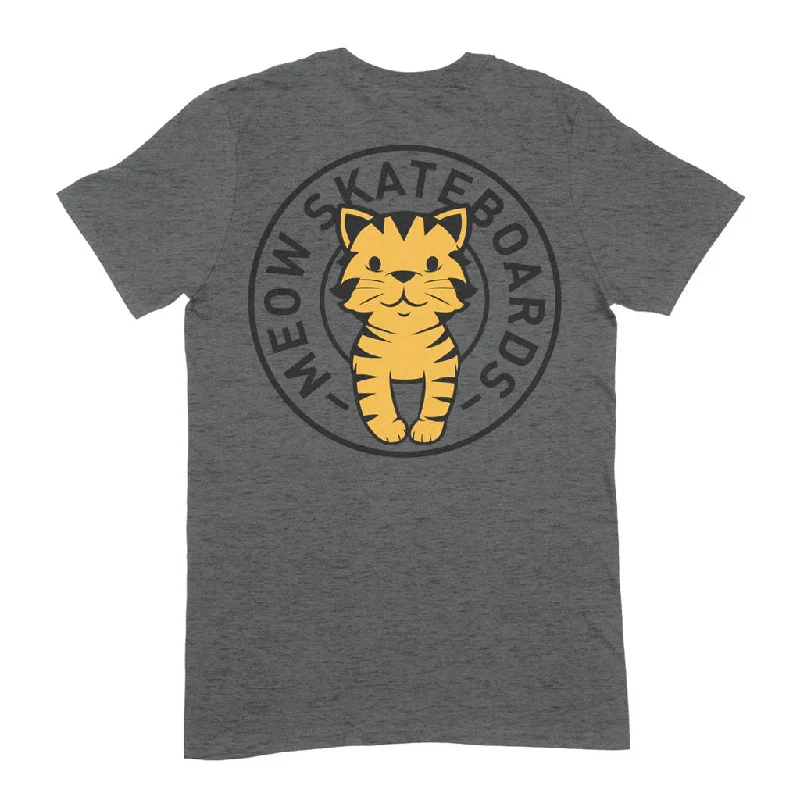 Colorful T-shirt For Kids-Tabby Seal Tee [Dark Heather]