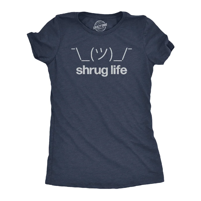 Holiday Themed T-shirt-Shrug Life Women's T Shirt