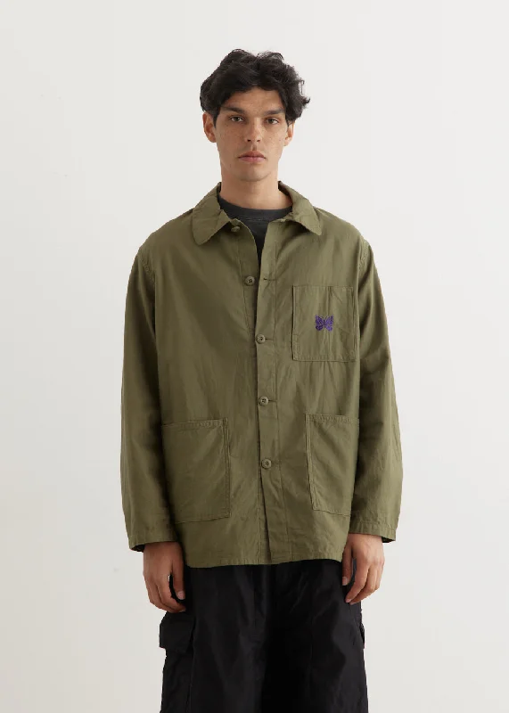 Oversized Bomber Jacket-D.N. Coverall Jacket