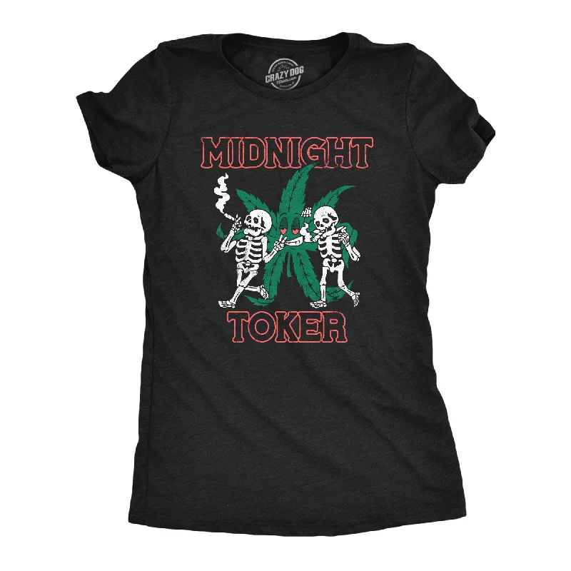 Simple Logo T-shirt-Midnight Toker Women's T Shirt