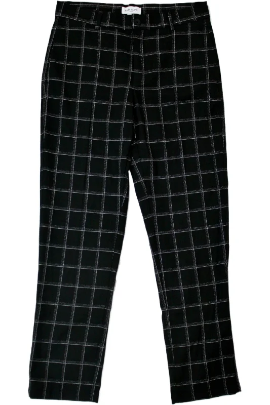 Trendy Cargo Pants-River Island - Grid Pants