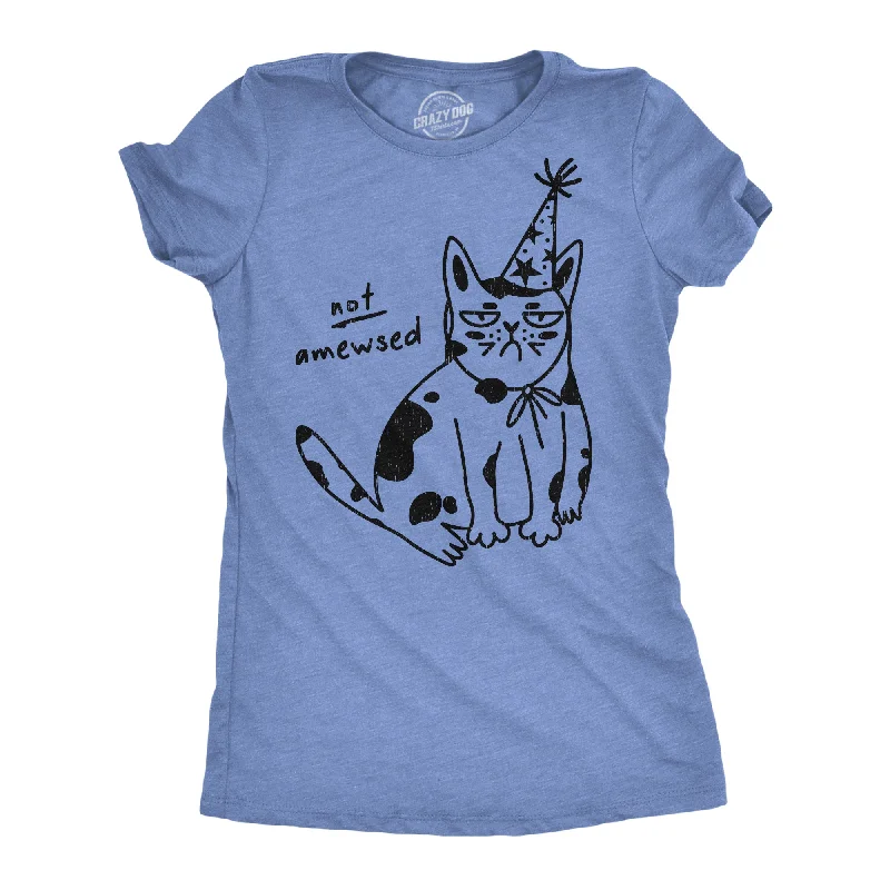 Graphic T-shirt With Cool Designs-Not Amewsed Women's T Shirt