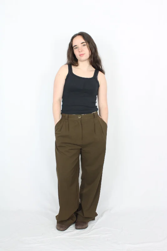 Casual Travel Pants-Ruby - Wide Leg Trousers