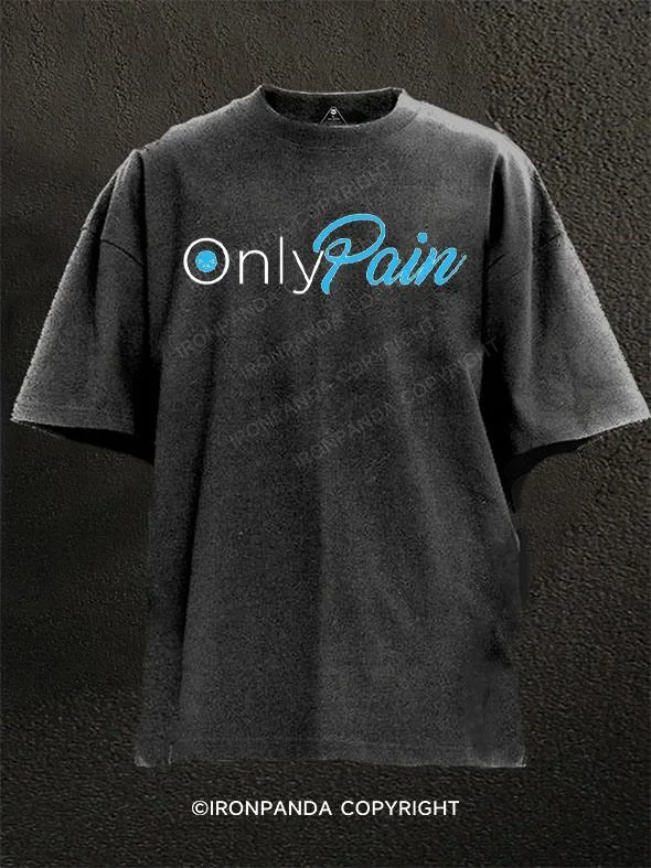 Urban Style T-shirt-Only Pain Washed Gym Shirt