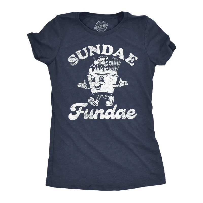 Plain White T-shirt-Sundae Fundae Women's T Shirt