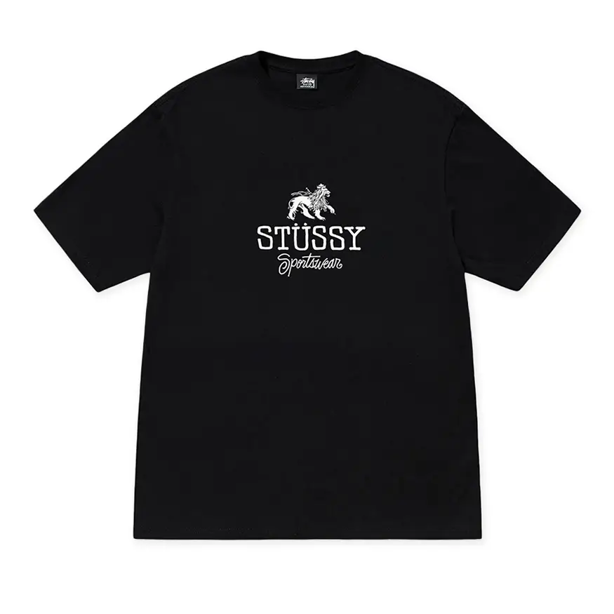 Personalized T-shirt-Stüssy Sportswear Tee Shirt - Black