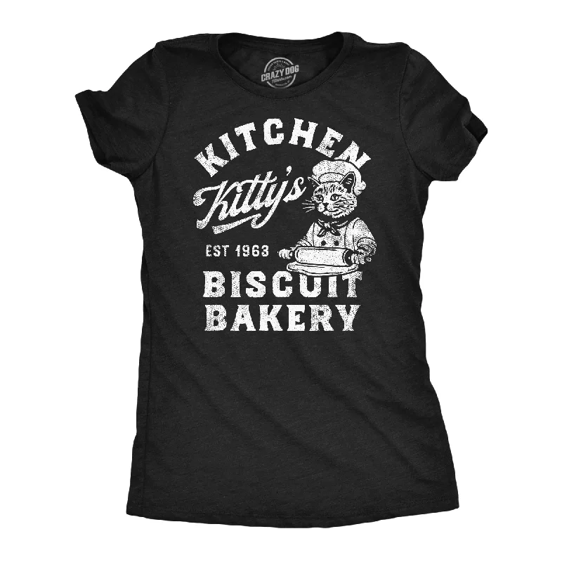 Soft Pastel T-shirt-Kitchen Kittys Biscuit Bakery Women's T Shirt