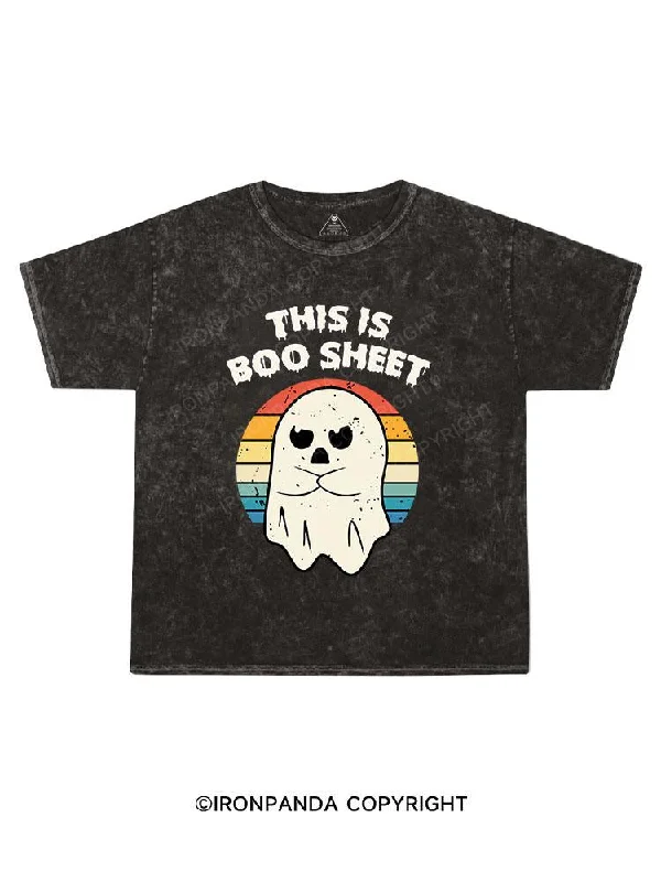 Eco-friendly T-shirt-This Is Boo Sheet Kids Washed T-Shirt