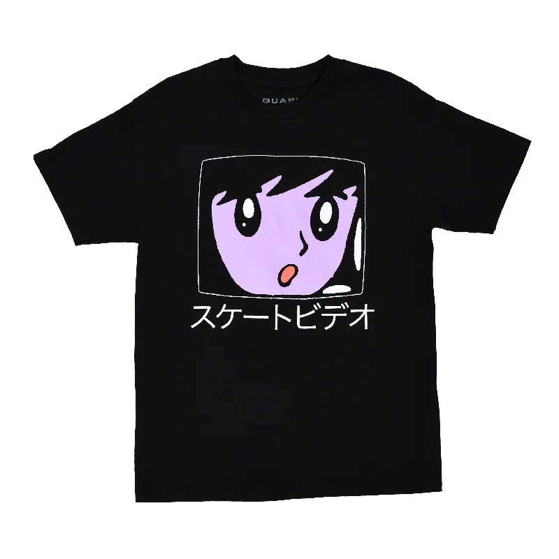 Graphic Tee For Teens-QUASI SKATEBOARDS VIDEO DEPT TEE BLACK