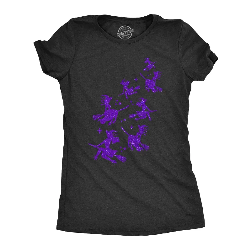 Cool Custom Printed T-shirt-Glitter Witches Women's T Shirt