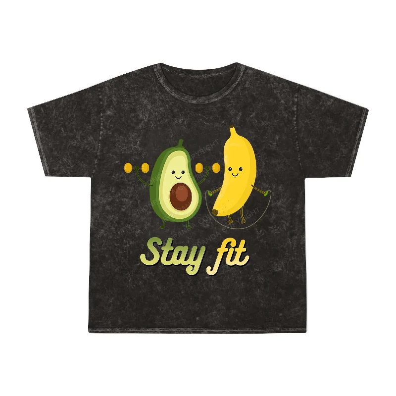 Oversized Graphic T-shirt-Stay Fit Kids Washed T-Shirt