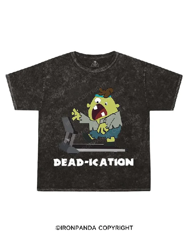 Art Print T-shirt-DEAD-ICATION Kids Washed T-Shirt