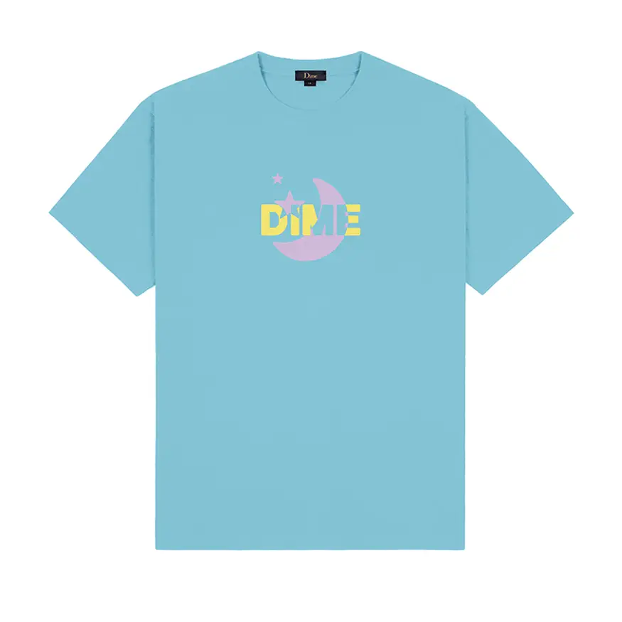 90s Graphic T-shirt-Dime MTL Naptime Tee Shirt - Ocean Blue