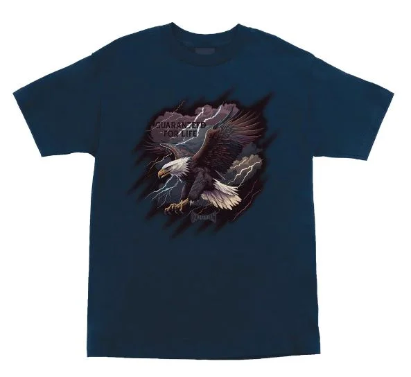 Geometric Design T-shirt-Independent Tee GFL Eagle Navy