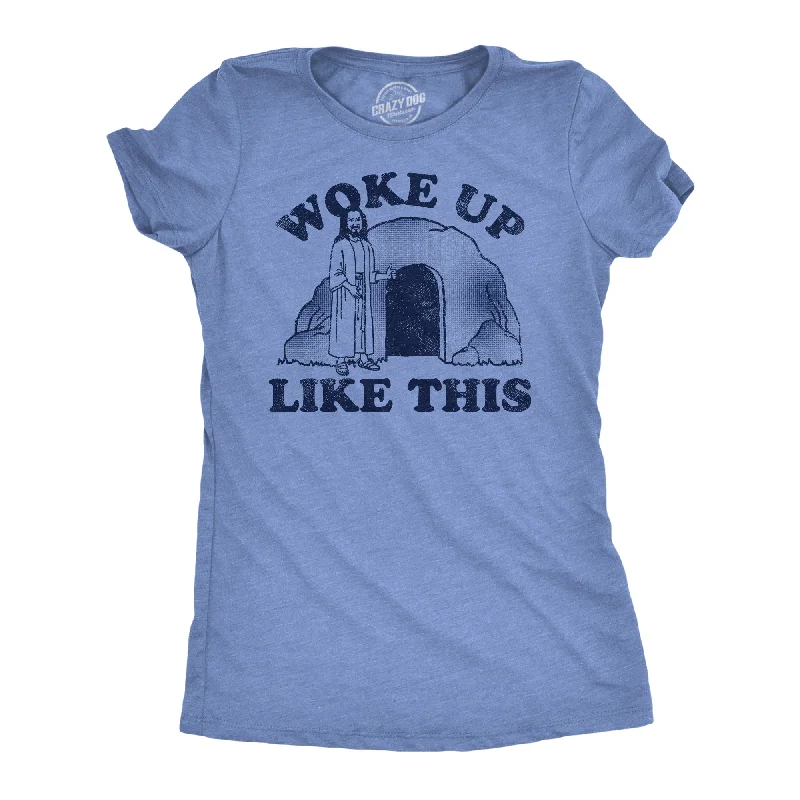 Music Band T-shirt-Woke Up Like This Jesus Women's T Shirt