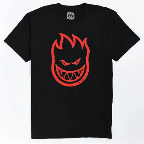 T-shirt With Pop Culture Prints-Spitfire Bighead Tee - Black/Red