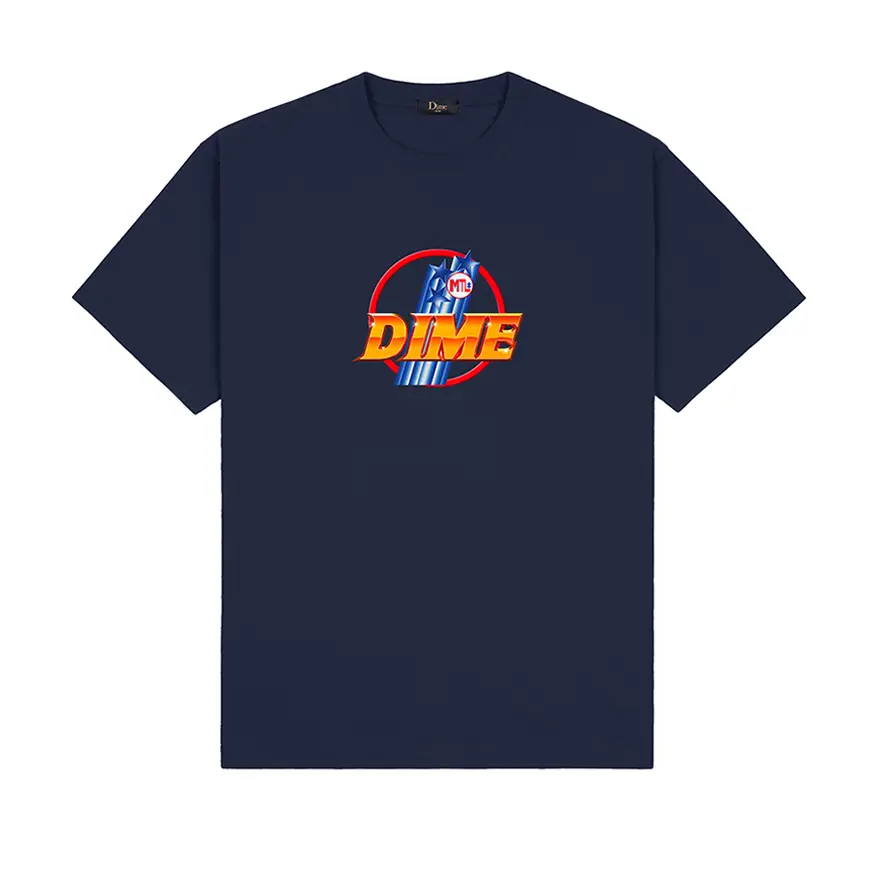 Vintage Band T-shirt-Dime MTL Lance Tee Shirt - Navy