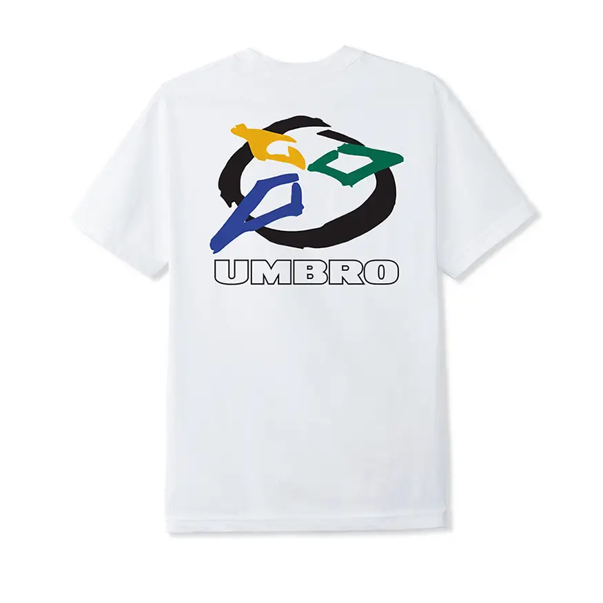 Black Graphic T-shirt-Butter Goods x Umbro Ball Tee Shirt - White