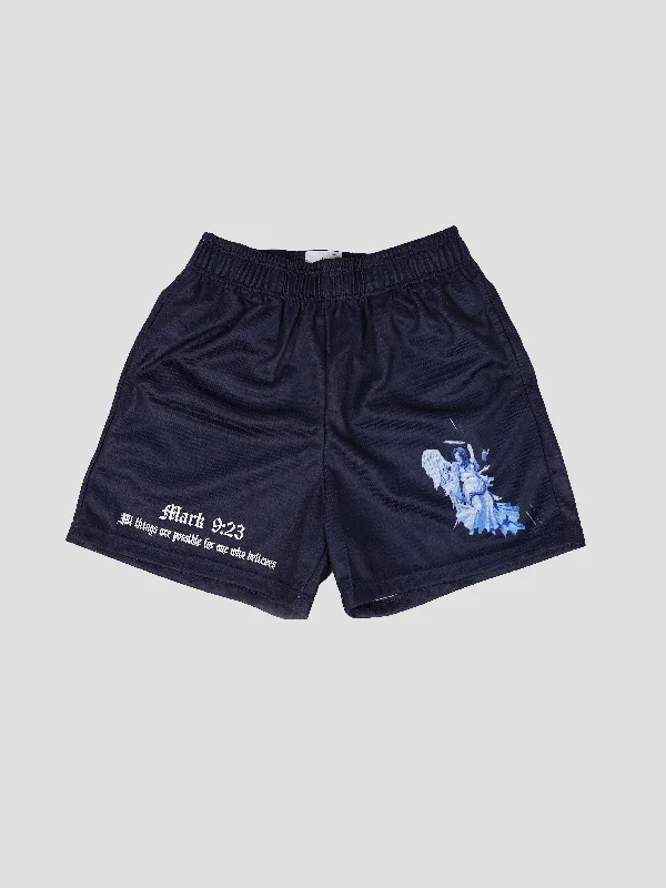 Comfy Drawstring Shorts-Mark 9:23 Angel Shorts