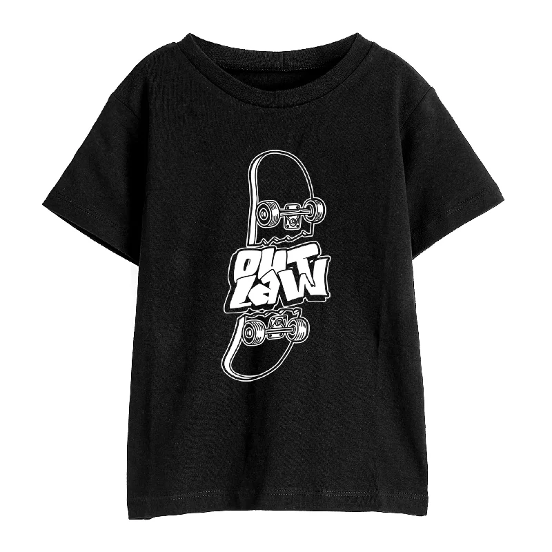 Bohemian Style T-shirt-Broken board tee for kids