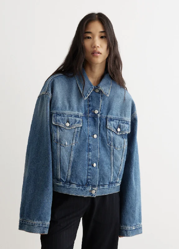 Cozy Fleece Jacket-Rowan Denim Jacket