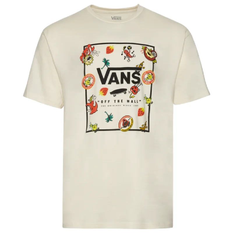 Custom Name T-shirt-Vans Classic Print Box Fruit Short Sleeve T-Shirt