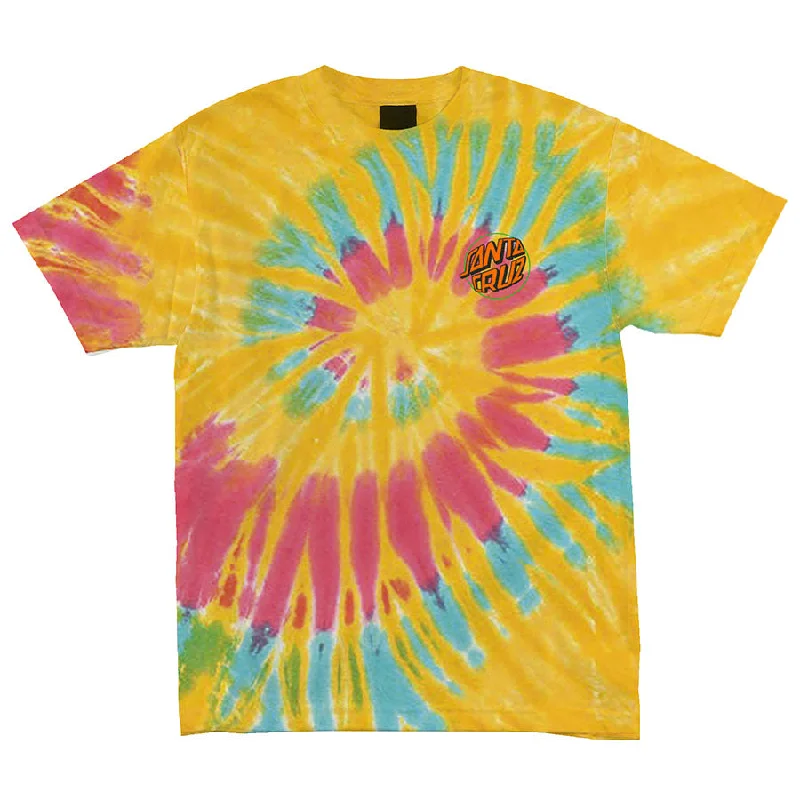 Graphic Tee For Teens-Santa Cruz Tee Shirt Toxic Hand Tie Dye