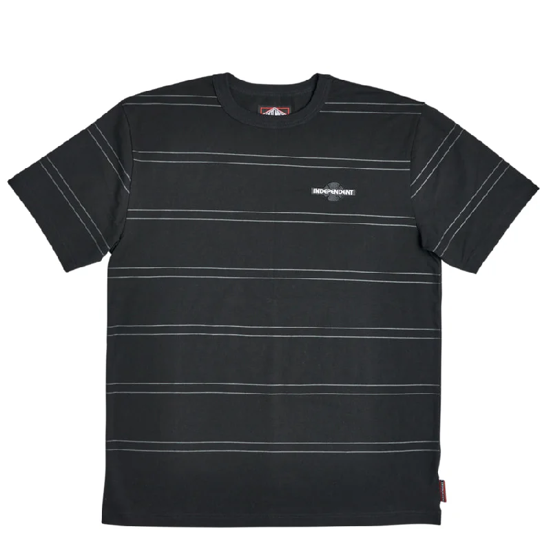 Oversized Vintage T-shirt-Independent Tee OGBC Patch Black Stripe