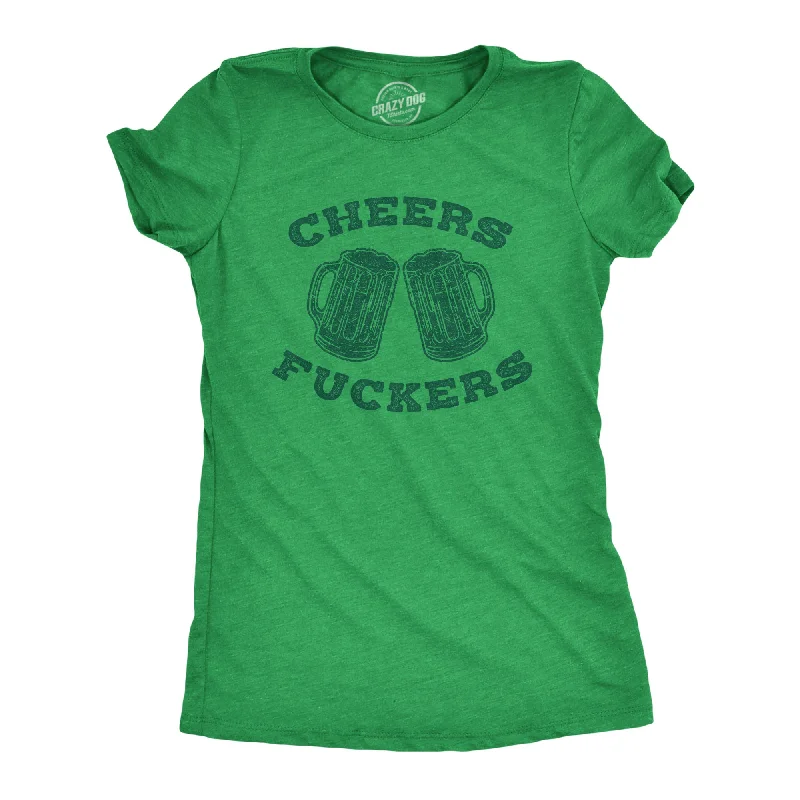 Neon Color T-shirt-Cheers Fuckers Women's T Shirt