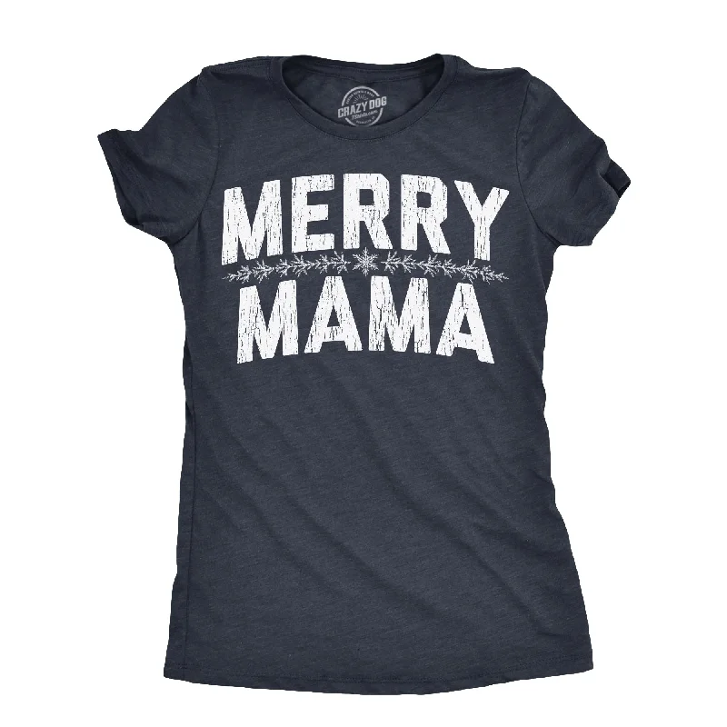 Luxury T-shirt-Merry Mama Women's T Shirt