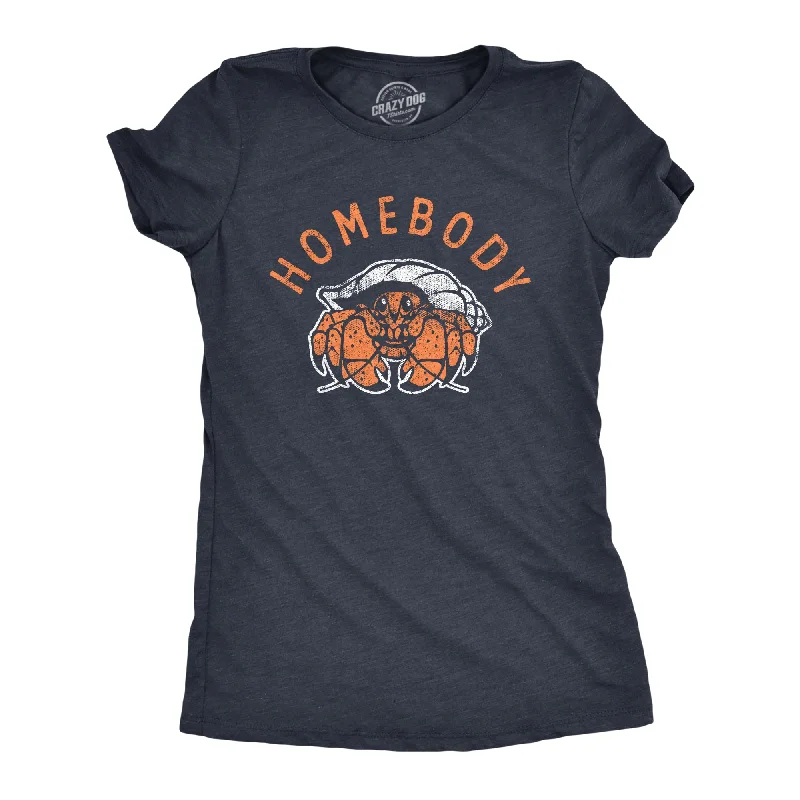 Minimalist Design T-shirt-Homebody Crab Women's T Shirt