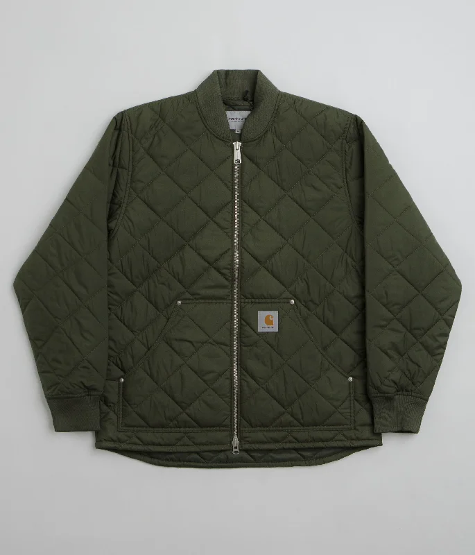 Custom Design Zip-up Jacket-Carhartt Myton Liner Fleece - Office Green