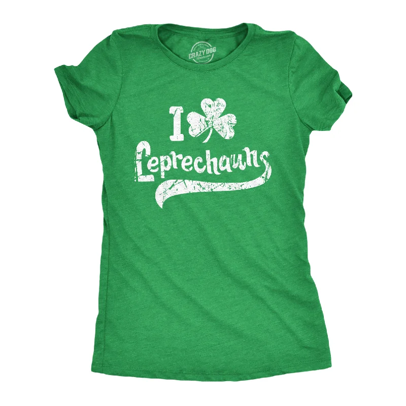 Loose Fit T-shirt-I Clover Leprechauns Women's T Shirt