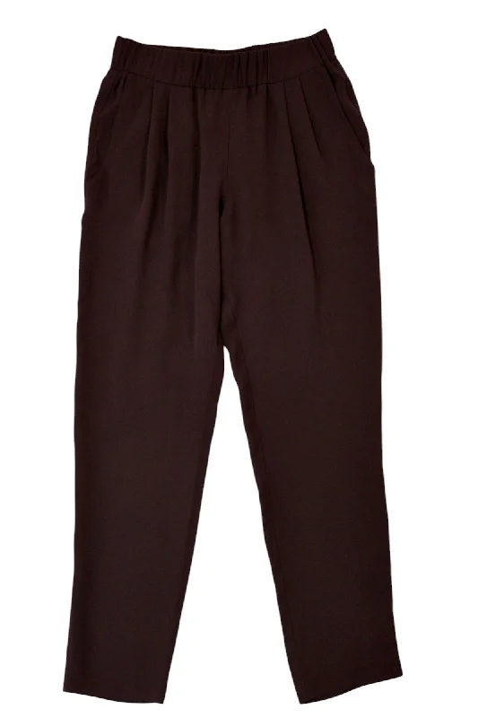 Wide-leg High-waisted Pants-Juliette Hogan - Chiffon Pants