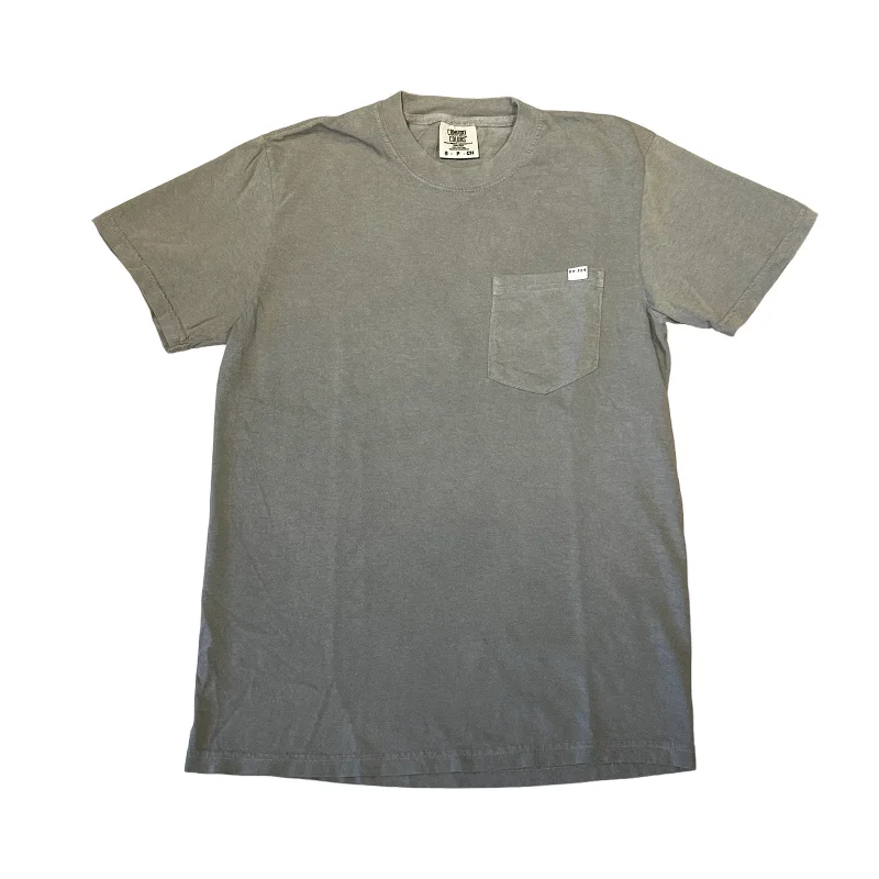 Simple Logo T-shirt-Episode 209 Pocket Tee Godzilla Grey