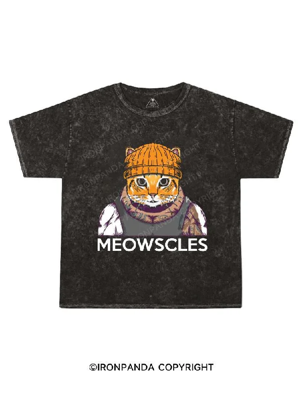 Tie-dye T-shirt-MEOWSCLES Kids Washed T-Shirt