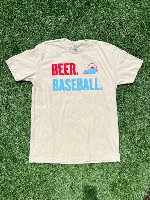 Inspirational Quote T-shirt-Beer. Baseball. Tee