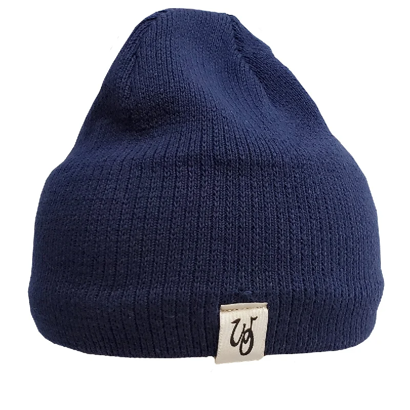 Soft and Warm Beanie Hat-WO Organic Beanie // Navy