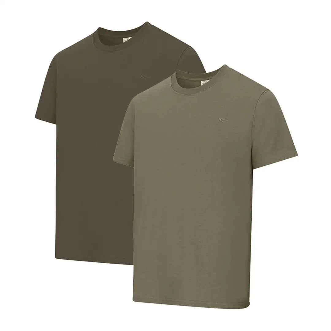 3D Graphic T-shirt-Hoggs Of Fife Sandwood T-Shirts 2 Pack