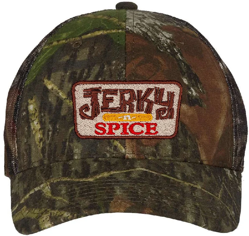 Relaxed Fit Hat-Outdoor Cap Mesh-Back Camo Cap