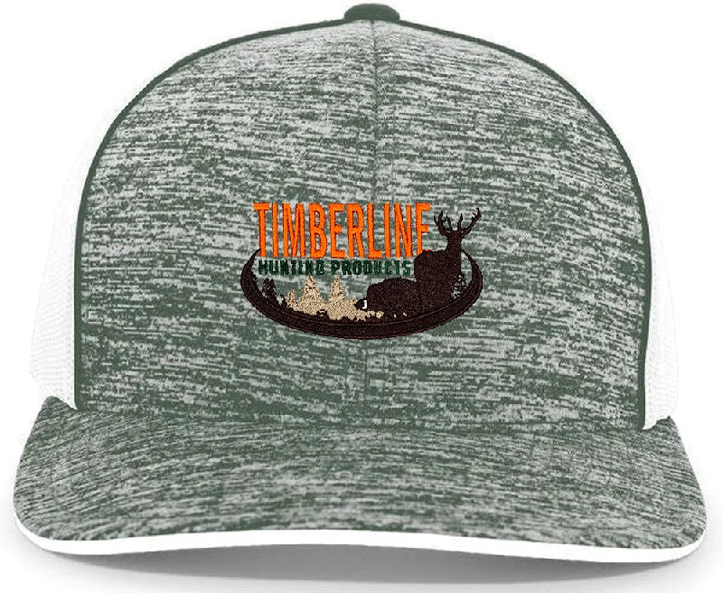 Graphic Logo Hat-Pacific Headwear Aggressive Heather Trucker Snapback Cap