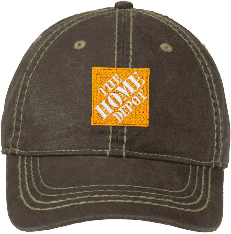 Soft and Warm Beanie Hat-Port Authority Pigment Print Distressed Cap