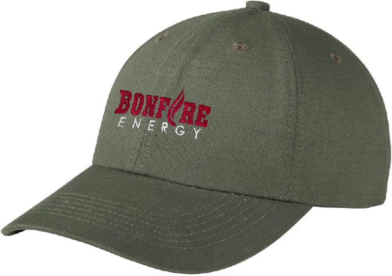 Personalized Sports Hat-Port Authority Ripstop Cap