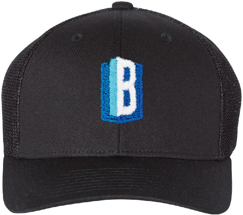 Custom Embroidered Baseball Hat-Richardson Fitted Trucker with RFlex