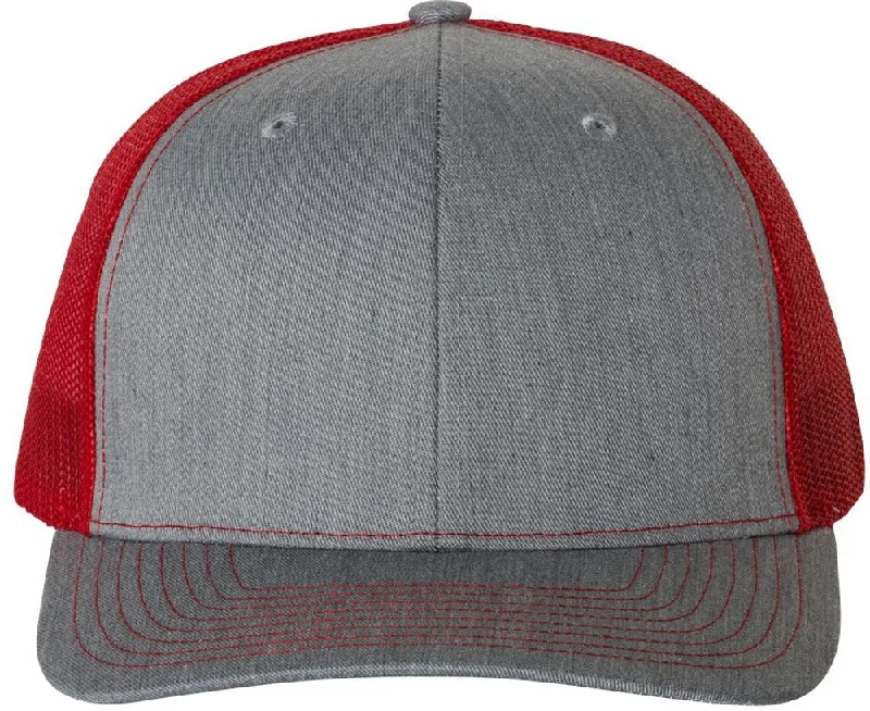 Heather Grey/Red