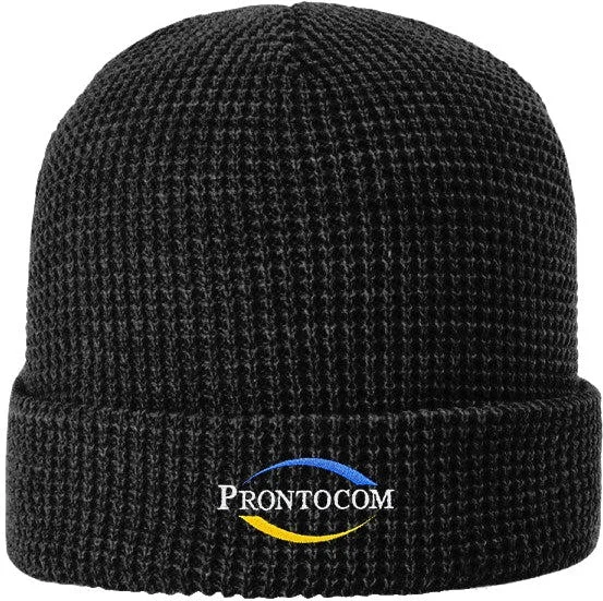 Cool Graphic Baseball Hat-Richardson Waffle Knit Beanie W/ Cuff