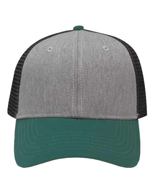 Heather Grey/Charcoal/Forest Green